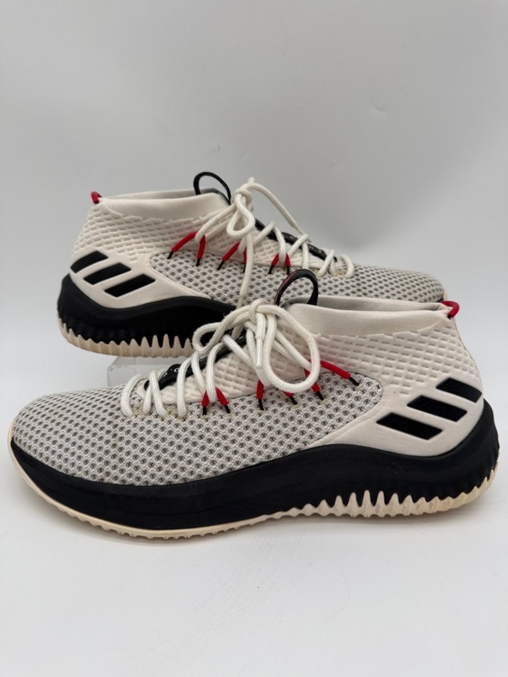 Adidas YKWT II Male/Male Basketball White Black Sneaker Mens Size 11